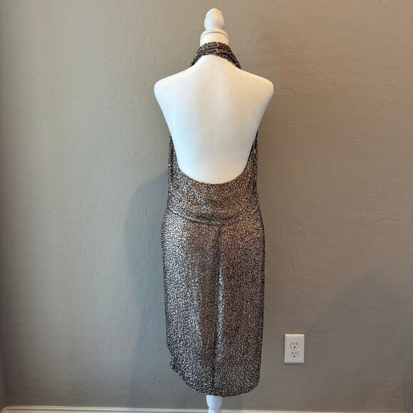 Haute Hippie Embellished Beaded Halter Dress NWT Size Large – Retail $795 - Picture 9 of 11